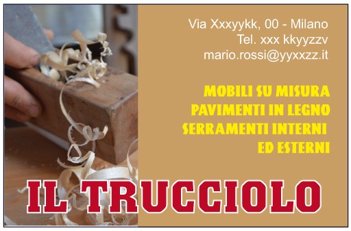Art. 1201 - Biglietto da visita 85x55 mm