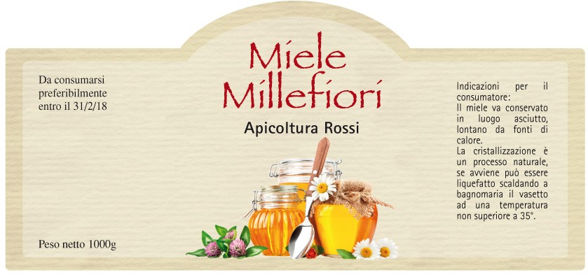 Esempio etichetta