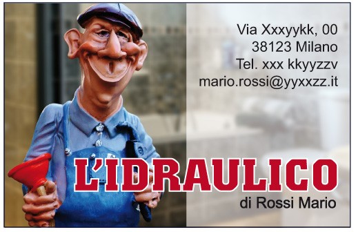 Art. 1297 - Biglietto da visita 85x55 mm