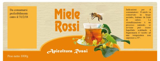 Esempio etichetta
