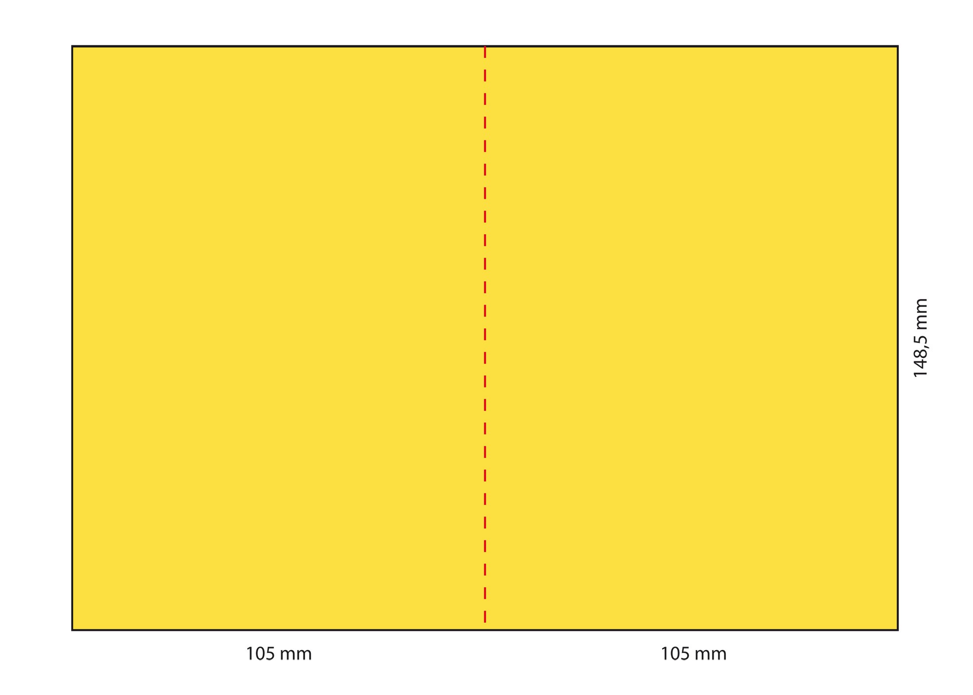 Art. 1527/C - Fogli A5 colorati forati a metà