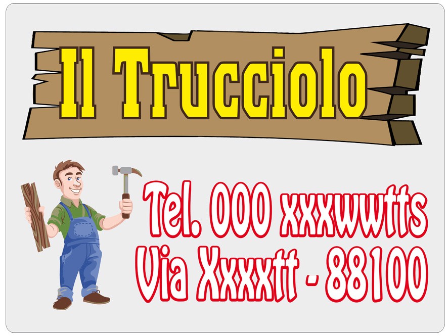Art. 2143/2 - Targa magnetica per auto 60x40 cm