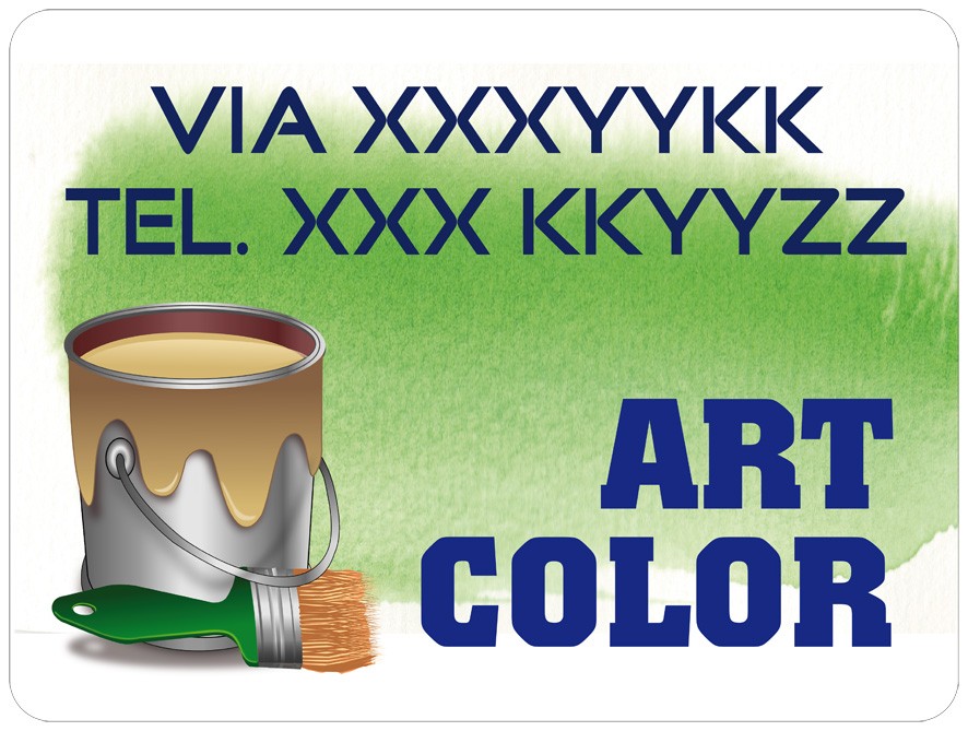 Art. 2150/2 - Targa magnetica per auto 60x40 cm