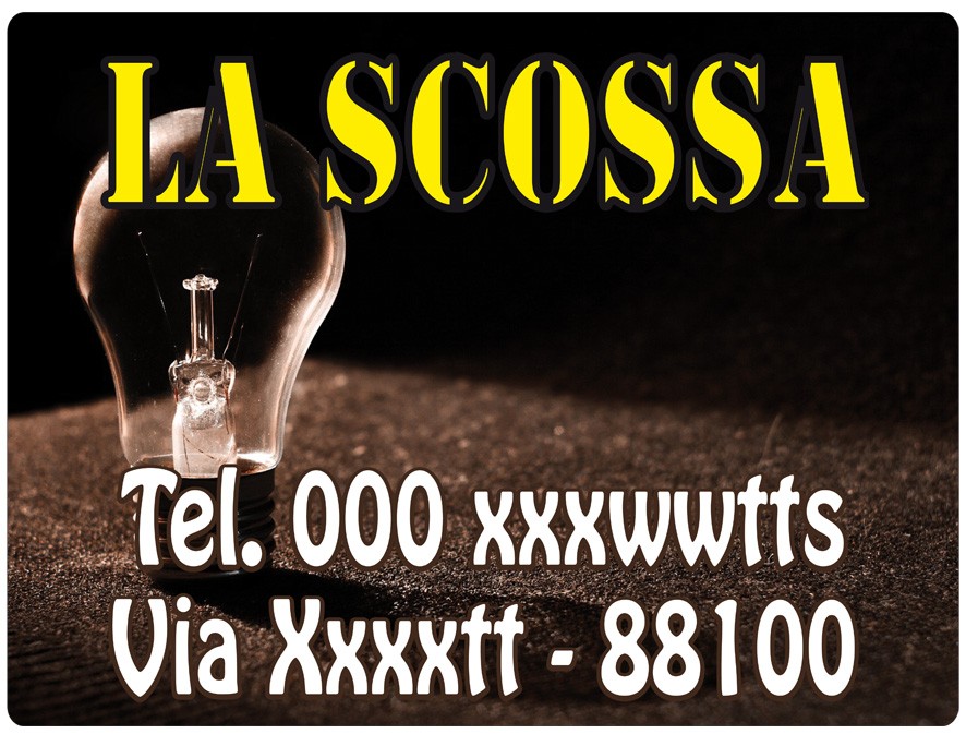 Art. 2173/3 - Targa magnetica per auto 80x60 cm