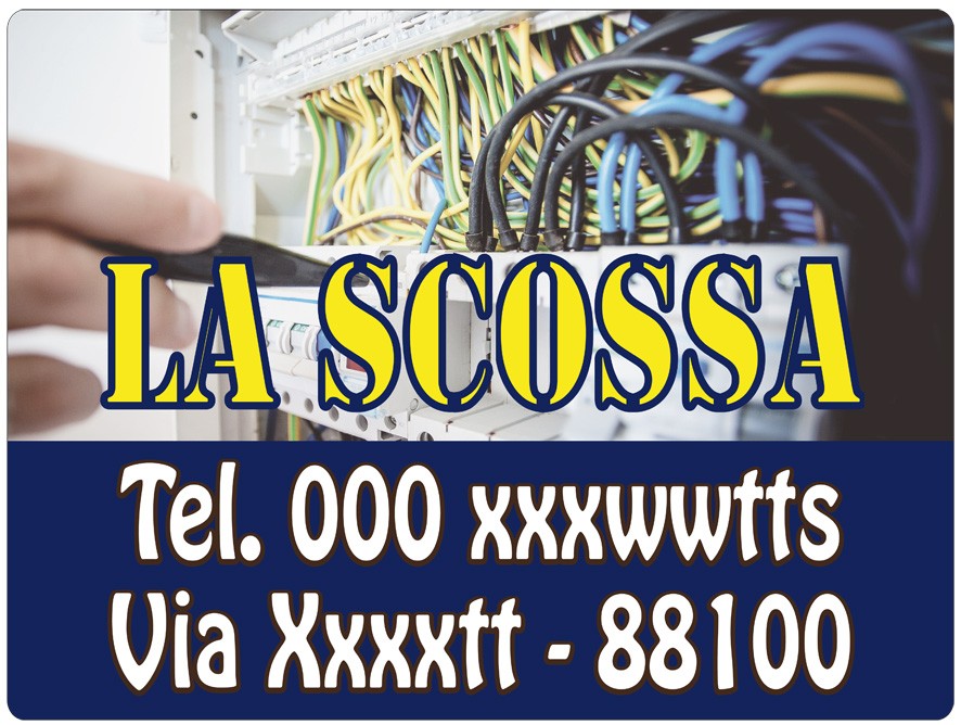 Art. 2174/1 - Targa magnetica per auto 40x30 cm
