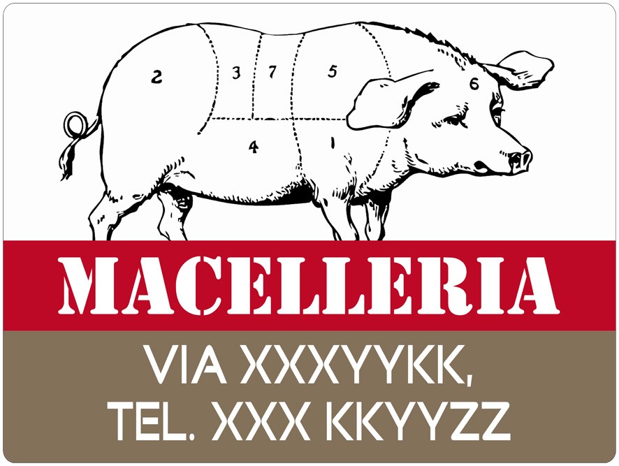 Art. 2182/2 - Targa magnetica per auto 60x40 cm