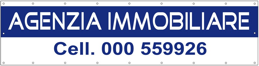 Art. 2198/3 - Striscione 400x100 cm