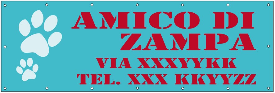 Art. 2206/2 - Striscione 300x100 cm
