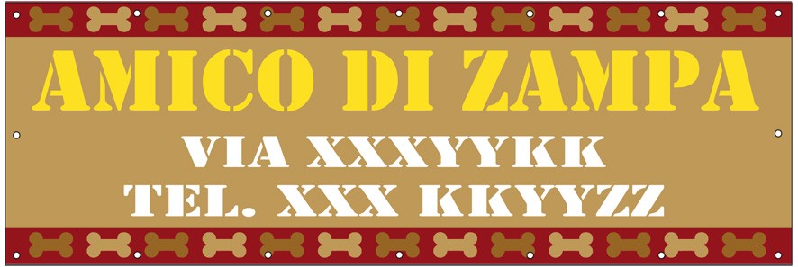 Art. 2207/2 - Striscione 300x100 cm