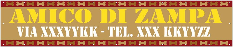 Art. 2207/4 - Striscione 500x100 cm