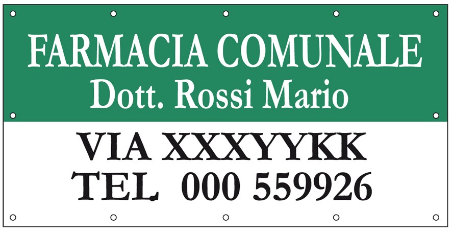 Art. 2211/1 - Striscione 200x100 cm