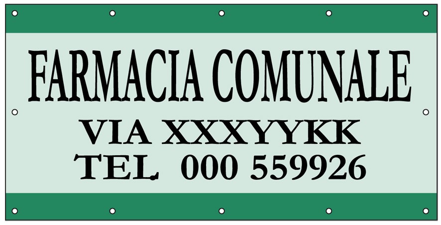 Art. 2212/1 - Striscione 200x100 cm