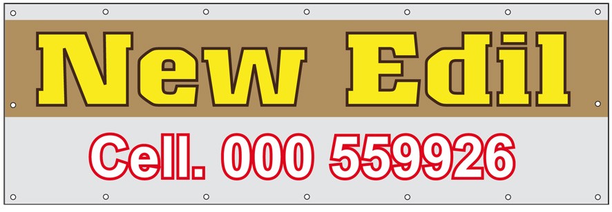 Art. 2222/2 - Striscione 300x100 cm