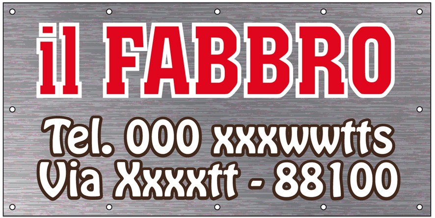 Art. 2226/1 - Striscione 200x100 cm
