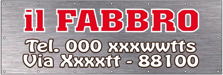 Art. 2226/2 - Striscione 300x100 cm