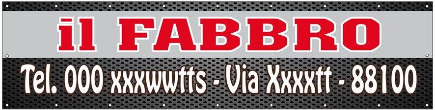 Art. 2227/3 - Striscione 400x100 cm