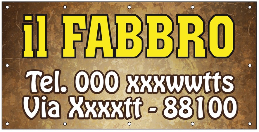 Art. 2228/1 - Striscione 200x100 cm
