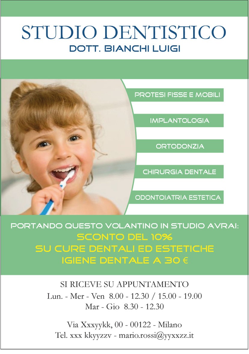 Esempio volantino
