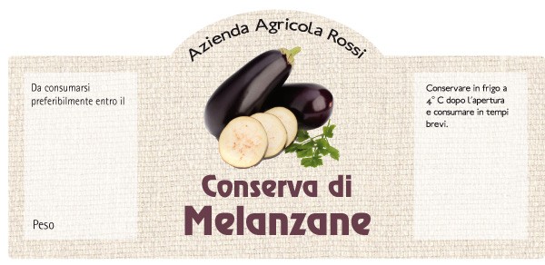 Esempio etichetta