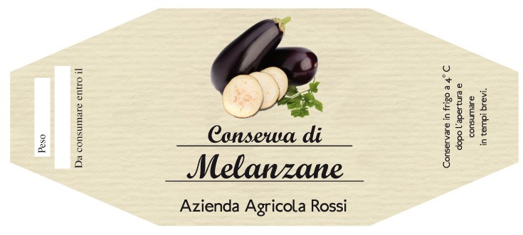 Esempio etichetta