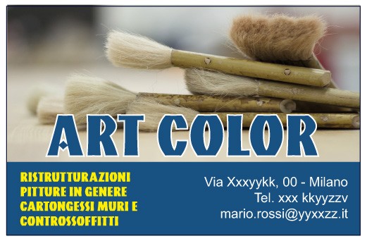 Art. 440 - Biglietto da visita 85x55 mm
