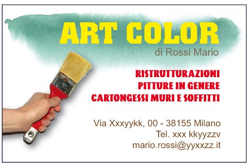 Art. 441-2 - Biglietto da visita 85x55 mm