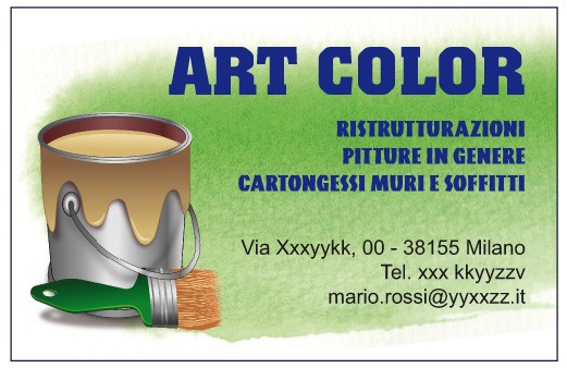 Art. 443 - Biglietto da visita 85x55 mm