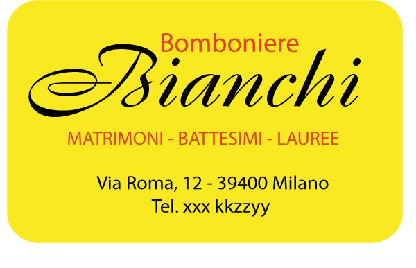 Art. 527/3 - Etichetta chiudi pacco 30x18 mm 