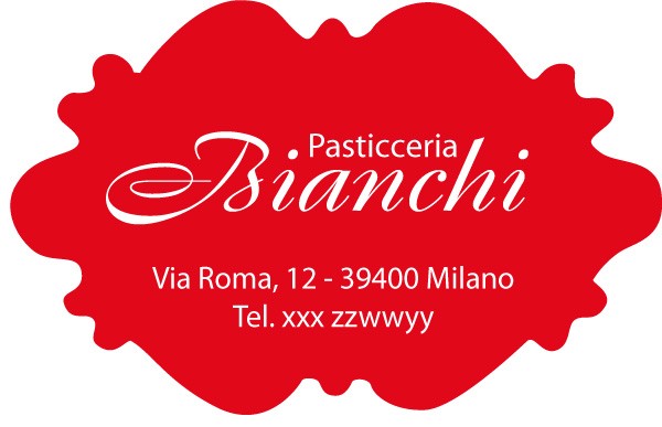 Art. 531/6 - Etichetta chiudi pacco 45x29 mm 