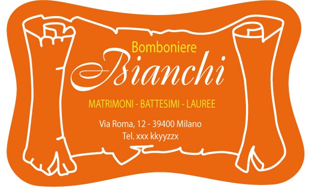Art. 539/7 - Etichetta chiudi pacco 50x32 mm 