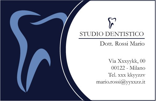 Art. 540 - Biglietto da visita 85x55 mm