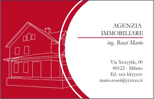 Art. 548 - Biglietto da visita 85x55 mm