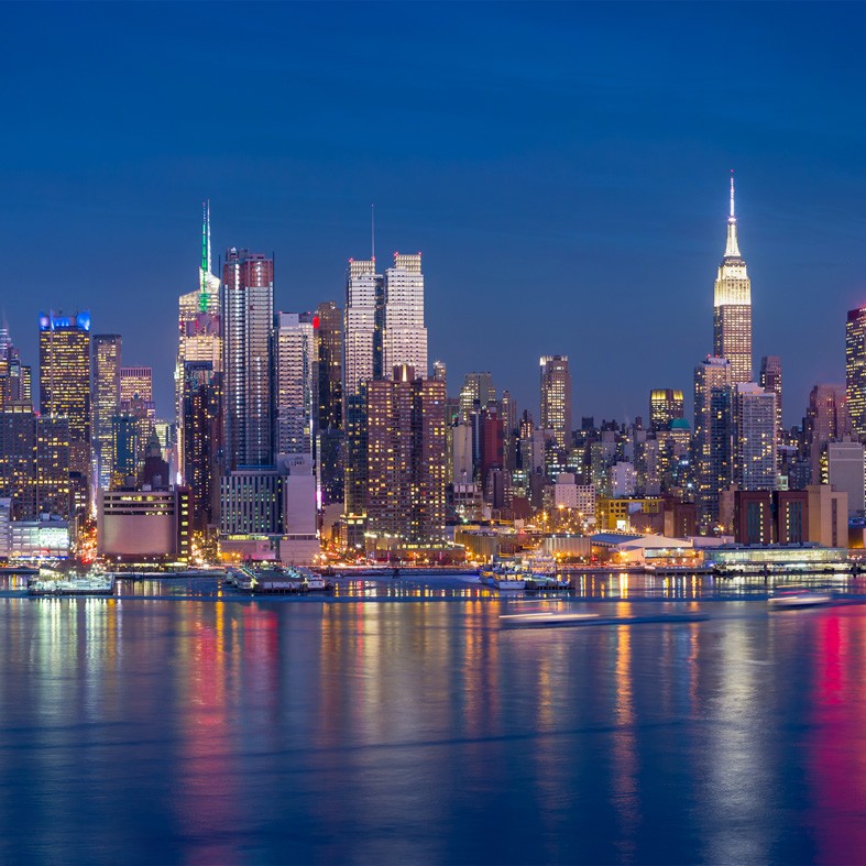 Art. 599q - Quadro in plexiglass stampa brillante "Manhattan"