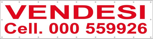 Art. 606/3 - Striscione 400x100 cm