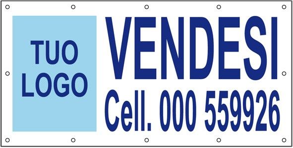 Art. 607/1 - Striscione 200x100 cm