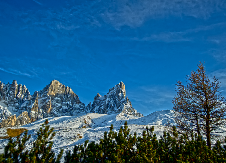 Art. 754 - Quadro in plexiglass stampa brillante "Pale di San Martino"