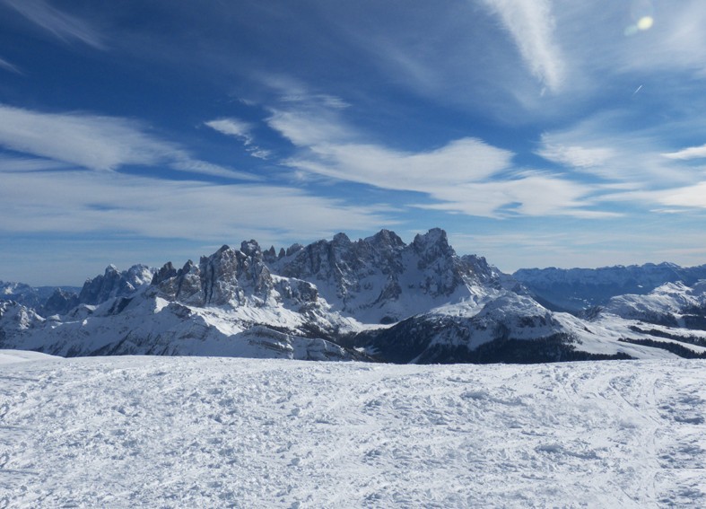 Art. 767 - Quadro in plexiglass stampa brillante "Vista Gruppo Pale di San Martino"