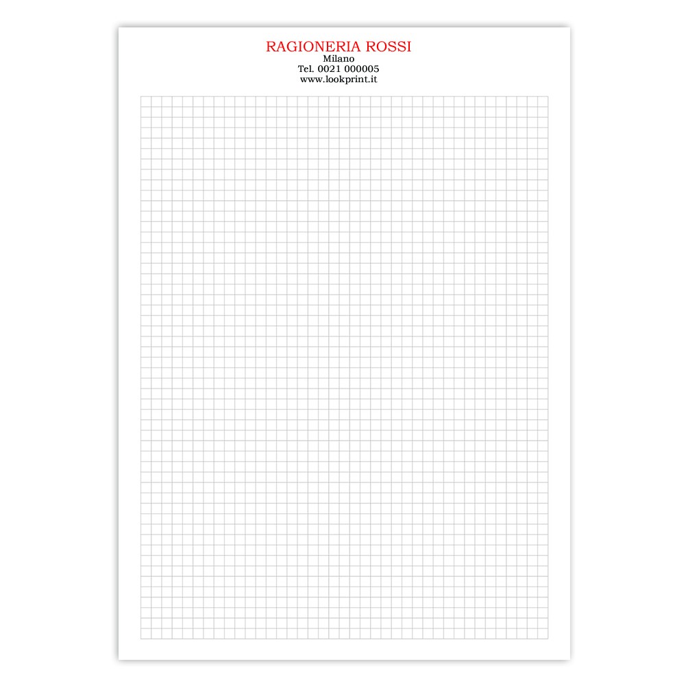 Art. 2560 - Block notes A4 - 5 mm