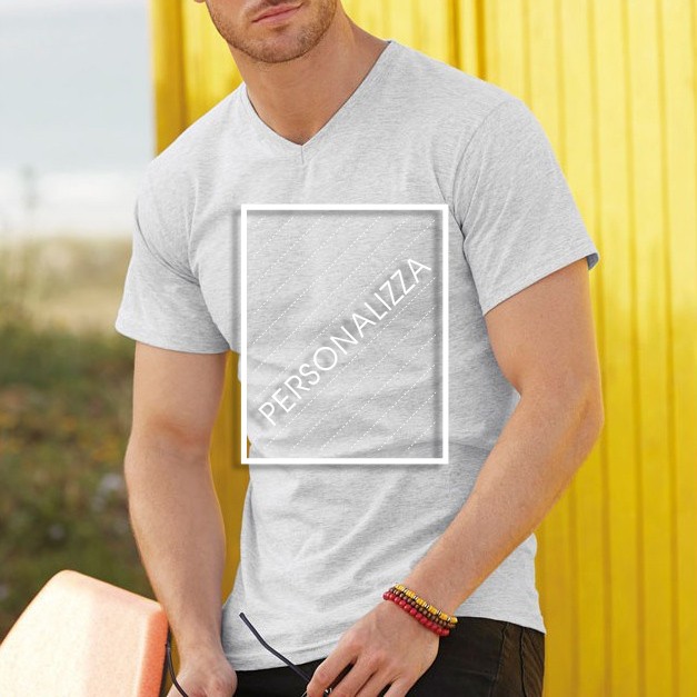 2517 - T-SHIRT UOMO collo a V