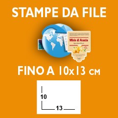 ETICHETTE - Formato fino a 10x13 cm