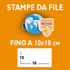 ETICHETTE - Formato fino a 10x18 cm
