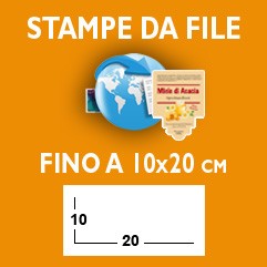 ETICHETTE - Formato fino a 10x20 cm