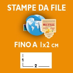 ETICHETTE  - Formato fino a 1x2 cm