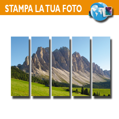 FORMATO 5 SETTORI - 30+30+30+30+30x100 cm