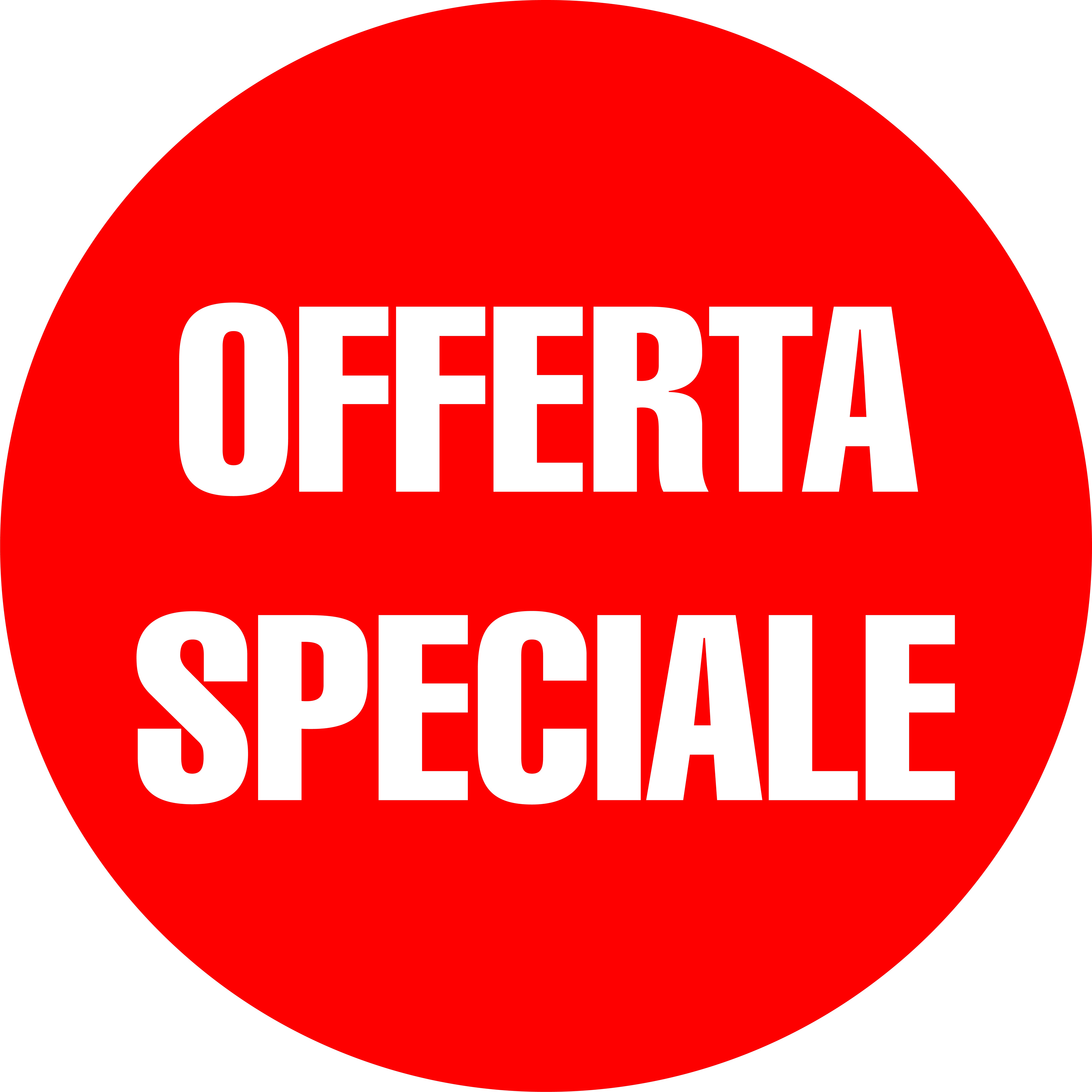 Art. 3001 - Adesivo Offerta Speciale ø 55 cm