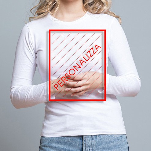 2533 - T-SHIRT DONNA MANICA LUNGA