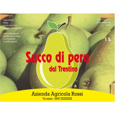 Esempio etichetta