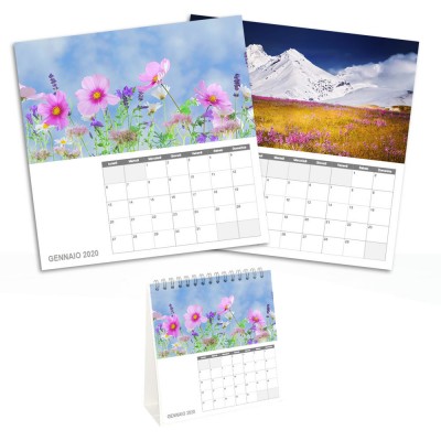 Calendario Multipagina da Tavolo 15x15