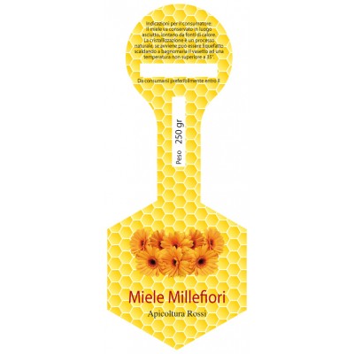 Art. 170 - Etichetta miele 140x56 mm