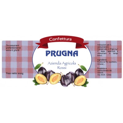 Esempio etichetta